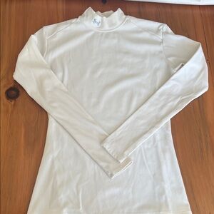 Under Armour Ivory High-Neck Long Sleeve